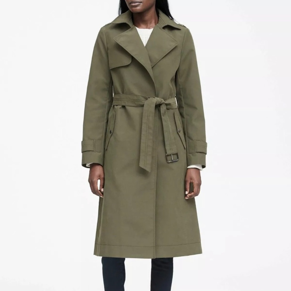 Banana Republic Flight Jacket Utility Trench Coat
